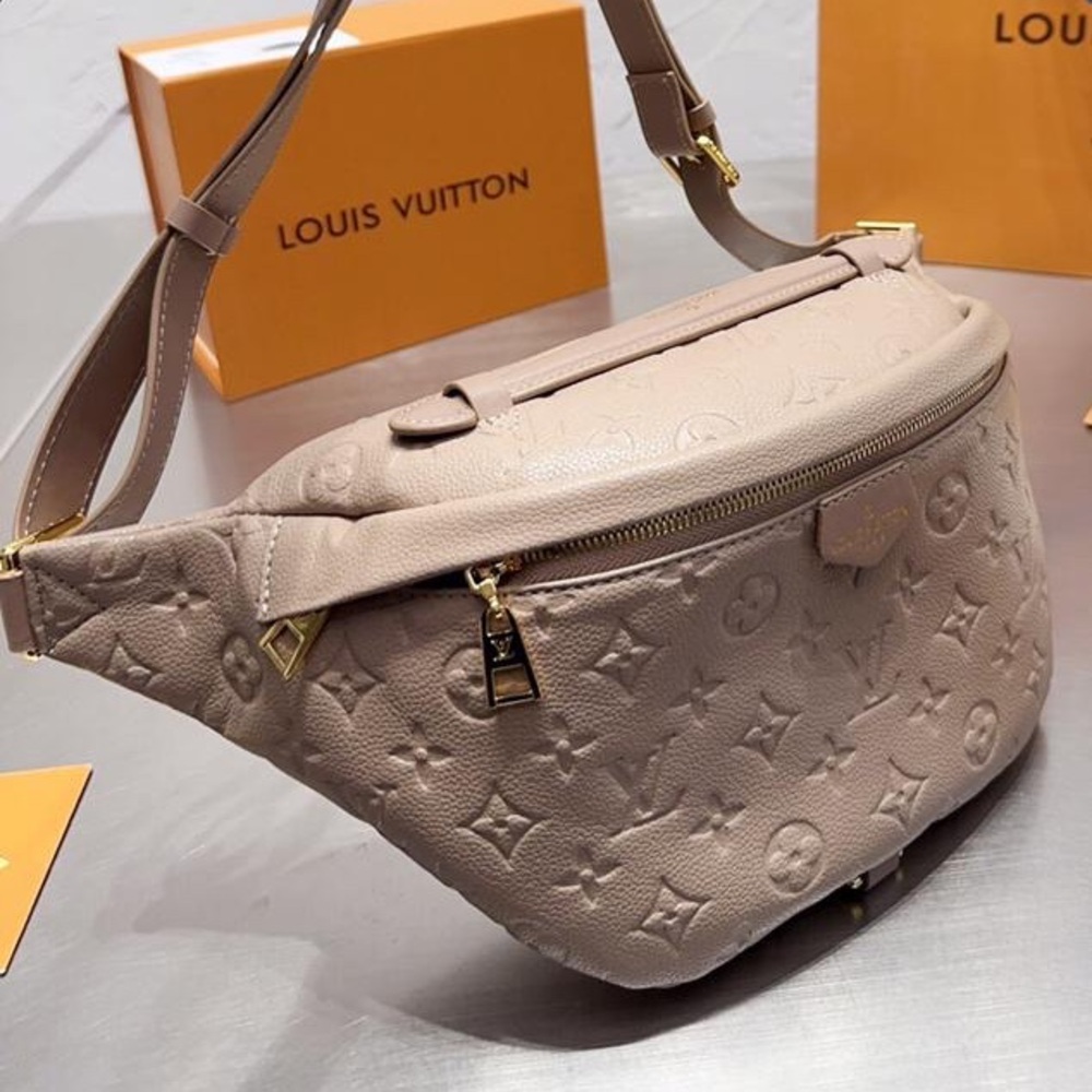 Louis Vuitton Taupe Monogram Crossbody Bag